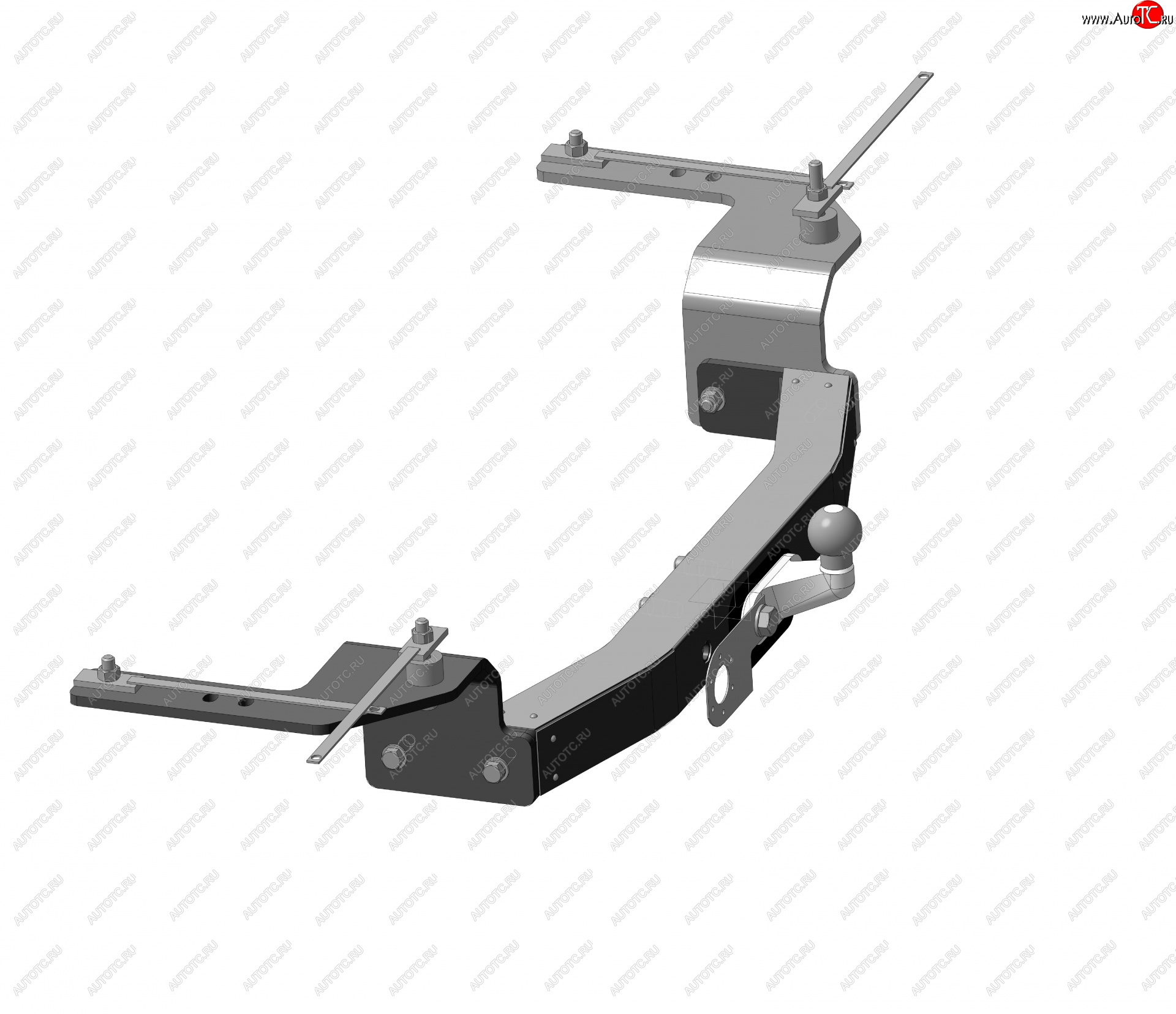 29 649 р. Фаркоп (включая Executive, Excalibur, TRD) Bosal-Oris Toyota Land Cruiser 200 дорестайлинг (2007-2012) (стальной, шар F (C, F30))  с доставкой в г. Майкоп