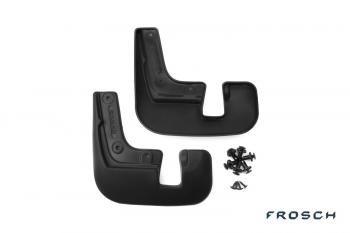 4 799 р. Брызговики передние SUBARU Forester, 2015-2018 2шт. (optimum) в коробке  Субару Форестер FROSCH frosch.46.20.f13  с доставкой в г. Майкоп. Увеличить фотографию 1