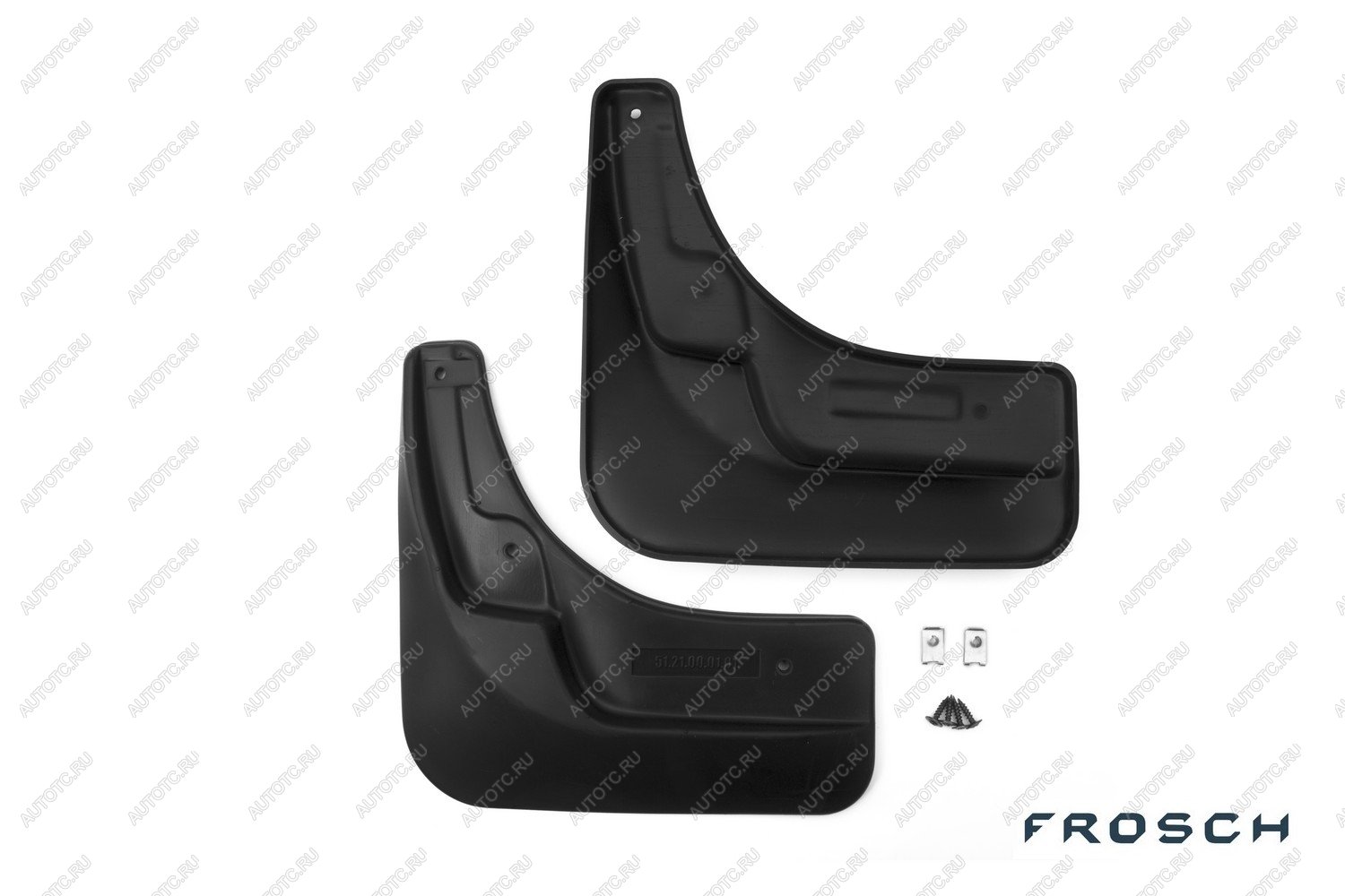 4 799 р. Брызговики передние VW Tiguan, 2007-2017, внед. (optimum) в коробке  Фольксваген Тигуан FROSCH frosch.51.21.f13  с доставкой в г. Майкоп