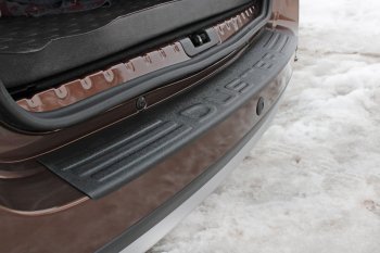 1 579 р. Накладка на задний бампер Вариант 2 для Renault Duster I 2010-2014, шагрень  Рено Дастер Русская Артель nrd-025702  с доставкой в г. Майкоп. Увеличить фотографию 1
