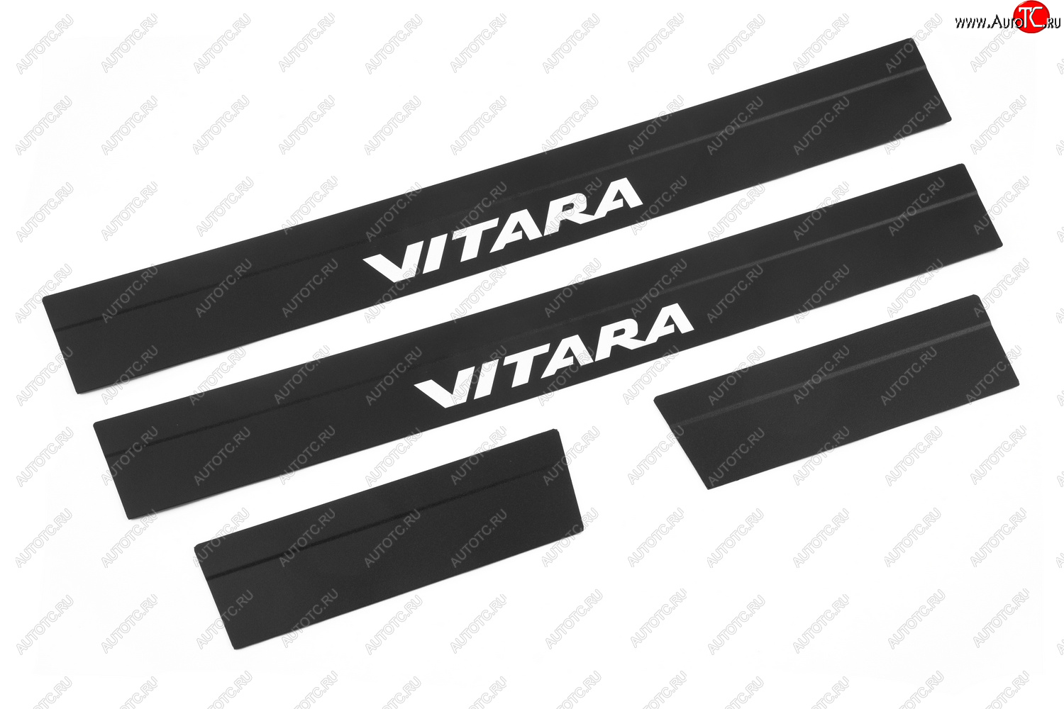 2 169 р. Накладка на внутренние пороги Suzuki Vitara, к-т 4 шт. Черные  Сузуки Сх4 SUZUKI 990nn-54p00-000  с доставкой в г. Майкоп