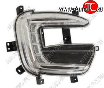 7 549 р. Правая противотуманная фара (с ДХО) BodyParts Renault Kaptur дорестайлинг (2016-2020)  с доставкой в г. Майкоп