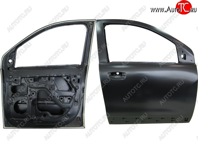 16 999 р. Правая дверь передняя BodyParts Renault Dokker (2012-2025) (Неокрашенная)  с доставкой в г. Майкоп