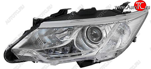 8 999 р. Левая фара (с электрокорректором, ксенон) BODYPARTS Toyota Camry XV55 1-ый рестайлинг (2014-2017)  с доставкой в г. Майкоп