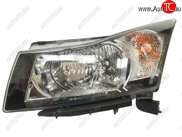 5 999 р. Левая фара (c электрокорректором) BODYPARTS Chevrolet Cruze J300 седан дорестайлинг (2009-2012)  с доставкой в г. Майкоп