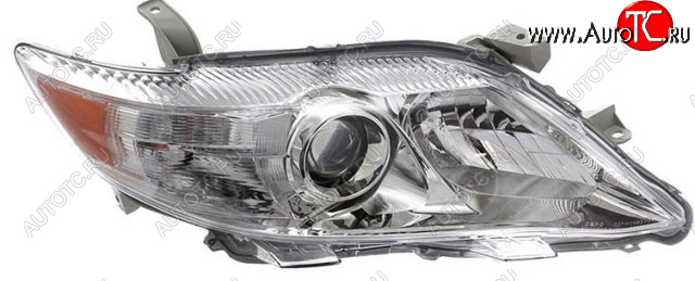 6 599 р. Правая фара передняя BodyParts Toyota Camry XV40 рестайлинг (2009-2011)  с доставкой в г. Майкоп