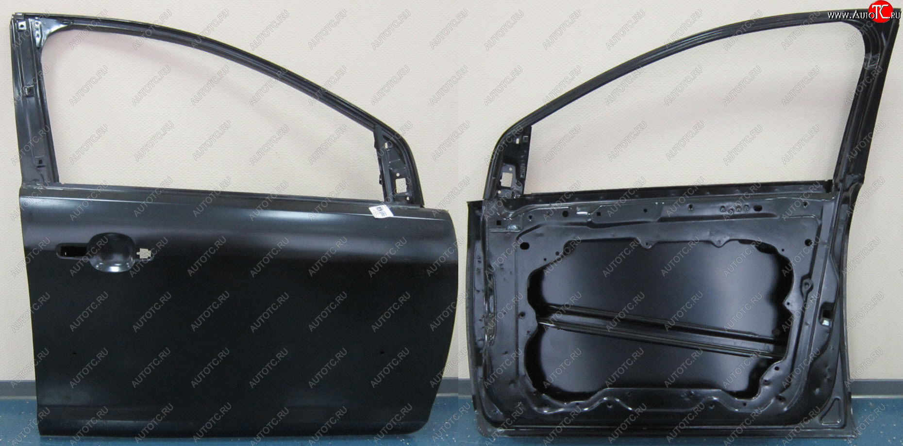 15 499 р. Правая дверь передняя BodyParts Ford Focus 2 седан рестайлинг (2007-2011) (Неокрашенная)  с доставкой в г. Майкоп