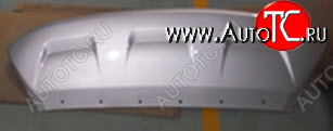 2 399 р. Накладка на передний бампер (серебристая) BodyParts Ford Kuga 2 рестайлинг (2016-2019)  с доставкой в г. Майкоп