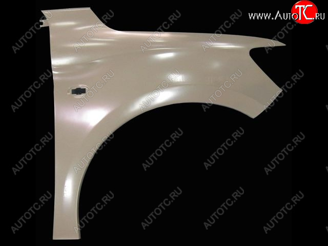 3 599 р. Правое крыло (с отверстием под повторитель поворота) BodyParts CITROEN C-elysee дорестайлинг (2012-2017) (Неокрашенное)  с доставкой в г. Майкоп