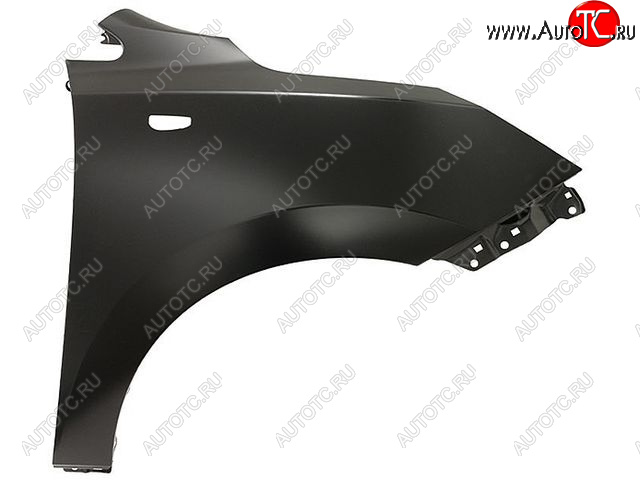 4 099 р. Правое крыло (с отверстием под повторитель поворота, Тайвань) BodyParts Hyundai IX35 LM дорестайлинг (2009-2013) (Неокрашенное)  с доставкой в г. Майкоп