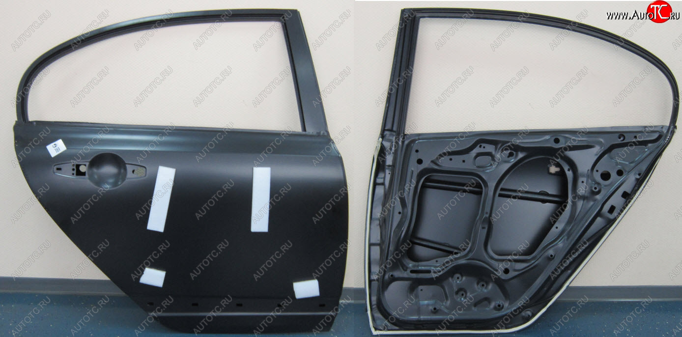 14 999 р. Правая дверь задняя BodyParts Honda Civic FD седан дорестайлинг (2005-2008) (Неокрашенная)  с доставкой в г. Майкоп