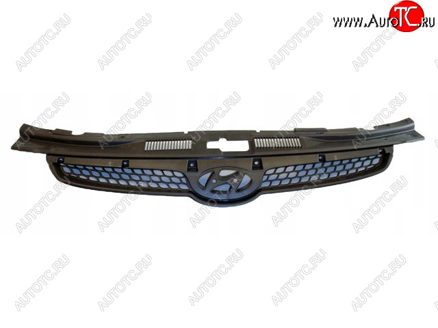 2 279 р. Решётка радиатора (с хром молдингом) BodyParts  Hyundai I30  FD (2007-2010) универсал дорестайлинг, хэтчбек дорестайлинг (Неокрашенная)  с доставкой в г. Майкоп