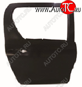 16 449 р. Правая дверь задняя BodyParts Toyota Hilux AN120 дорестайлинг (2016-2020) (Неокрашенная)  с доставкой в г. Майкоп