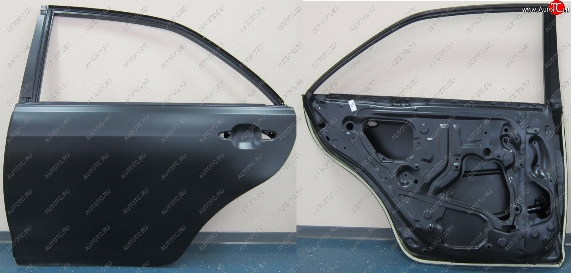 14 999 р. Левая дверь задняя BodyParts  Toyota Camry  XV40 (2006-2011) дорестайлинг, рестайлинг (Неокрашенная)  с доставкой в г. Майкоп
