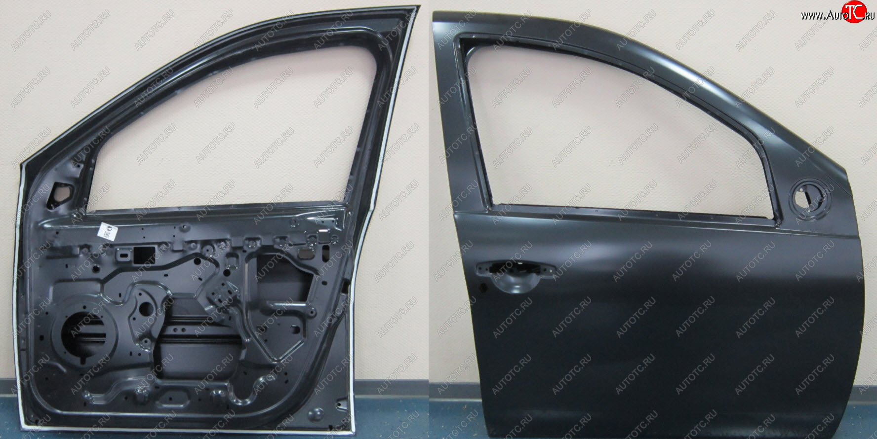 15 749 р. Правая дверь передняя BodyParts Renault Sandero Stepway (BS) (2010-2014) (Неокрашенная)  с доставкой в г. Майкоп