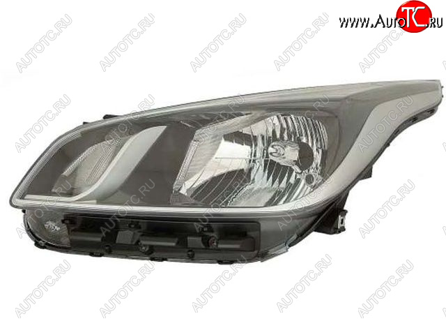 6 399 р. Левая фара (c электрокорректором) BODYPARTS KIA Rio 4 FB дорестайлинг седан (2016-2020)  с доставкой в г. Майкоп