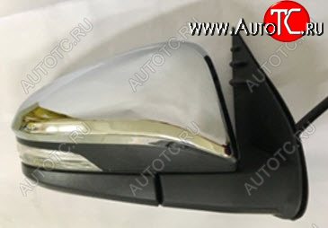 9 249 р. HILUX {FORTUNER 15-} ЗЕРКАЛО ПРАВ ЭЛЕКТР С УК.ПОВОР (convex) (Тайвань) ХРОМ TAIWAN tyhix15-451h-r  с доставкой в г. Майкоп
