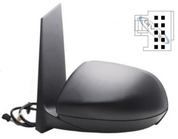 13 399 р. VITO ЗЕРКАЛО ЛЕВ ЭЛЕКТР С ПОДОГРЕВ ЧЕРН 5 КОНТ (aspherical) (Тайвань) TAIWAN mdvit14-450-l  с доставкой в г. Майкоп. Увеличить фотографию 1