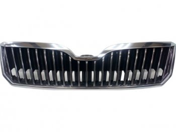 Решетка радиатора (пр-во Китай) BODYPARTS Skoda Superb (B6) 3T лифтбэк рестайлинг (2013-2015) (хром)