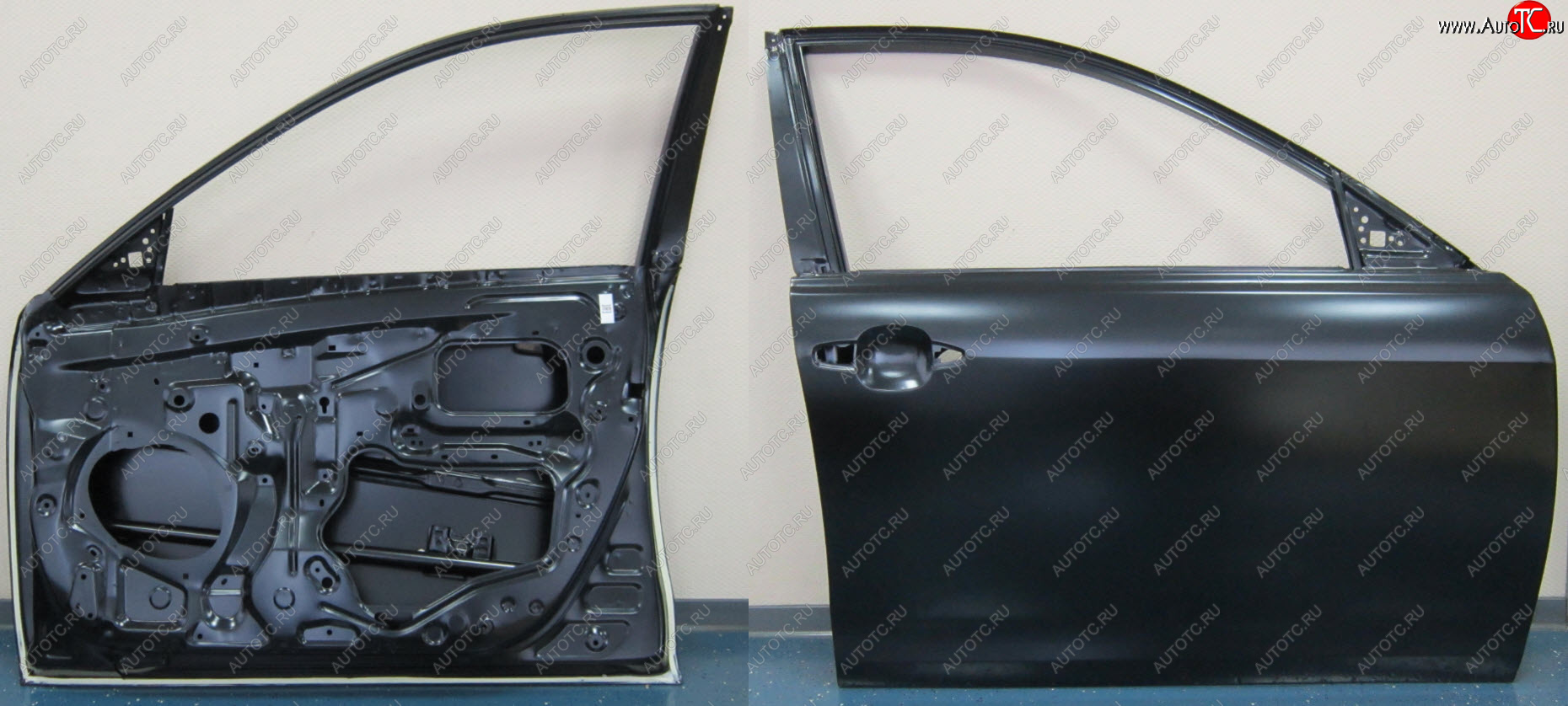 15 249 р. Правая дверь передняя BodyParts Toyota Camry XV40 рестайлинг (2009-2011) (Неокрашенная)  с доставкой в г. Майкоп