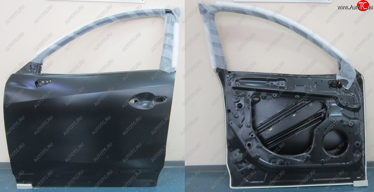 22 349 р. Левая дверь передняя BodyParts Mazda CX-5 KE дорестайлинг (2011-2014) (Неокрашенная)  с доставкой в г. Майкоп