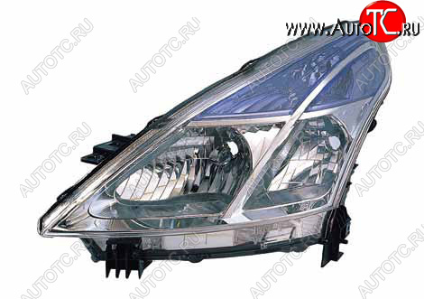 8 449 р. Левая фара (c электрокорректором) BODYPARTS Nissan Teana 2 J32 дорестайлинг (2008-2011)  с доставкой в г. Майкоп