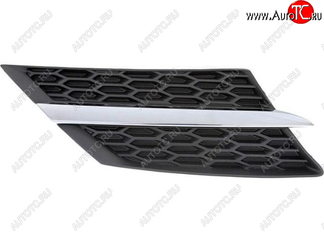 1 129 р. Правая решетка радиатора BodyParts  Toyota RAV4  XA40 (2012-2015) 5 дв. дорестайлинг (хром серый)  с доставкой в г. Майкоп