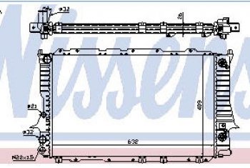 3 069 р. AUDI 100 (A6 94-) РАДИАТОР ОХЛАЖДЕН (см.каталог) BODYPARTS ai10091-914  с доставкой в г. Майкоп. Увеличить фотографию 1