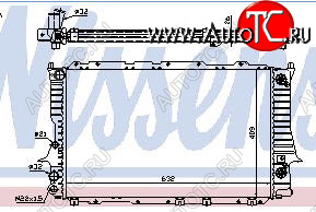 3 069 р. AUDI 100 (A6 94-) РАДИАТОР ОХЛАЖДЕН (см.каталог) BODYPARTS ai10091-914  с доставкой в г. Майкоп