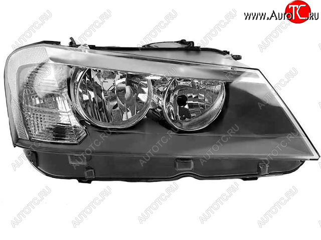 9 699 р. Правая фара (c электрокорректором) DEPO BMW X3 F25 дорестайлинг (2010-2014)  с доставкой в г. Майкоп