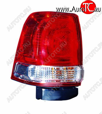 5 349 р. Левый фонарь (диодная) DEPO  Toyota Land Cruiser  200 (2007-2012) дорестайлинг  с доставкой в г. Майкоп