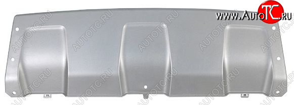 1 289 р. Накладка переднего бампера (серебро) BodyParts Renault Duster HS дорестайлинг (2010-2015) (Неокрашенная)  с доставкой в г. Майкоп