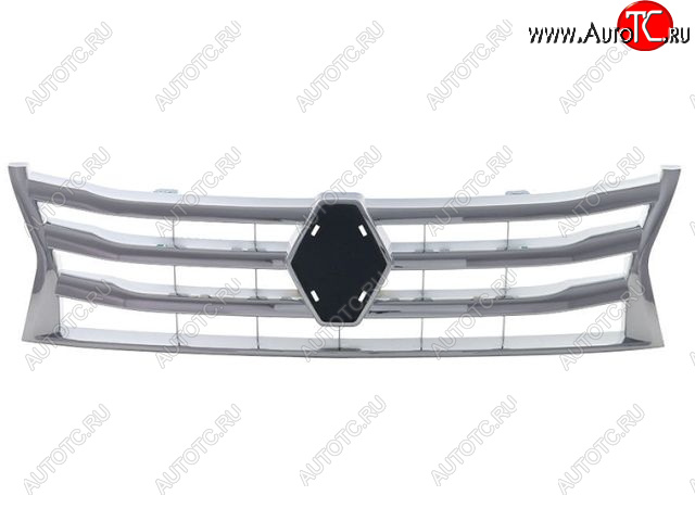 3 199 р. Решётка радиатора (хром) BodyParts Renault Duster HS дорестайлинг (2010-2015) (Неокрашенная)  с доставкой в г. Майкоп