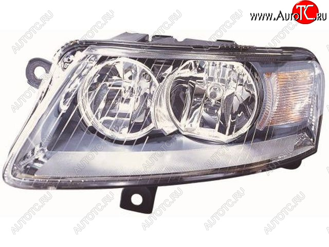 8 349 р. Левая фара (под корректор) DEPO Audi A6 C6 дорестайлинг, седан (2004-2008)  с доставкой в г. Майкоп