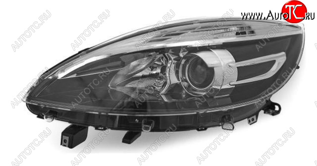 14 799 р. Левая фара (под корректор) DEPO Renault Scenic 3 рестайлинг (2012-2016)  с доставкой в г. Майкоп