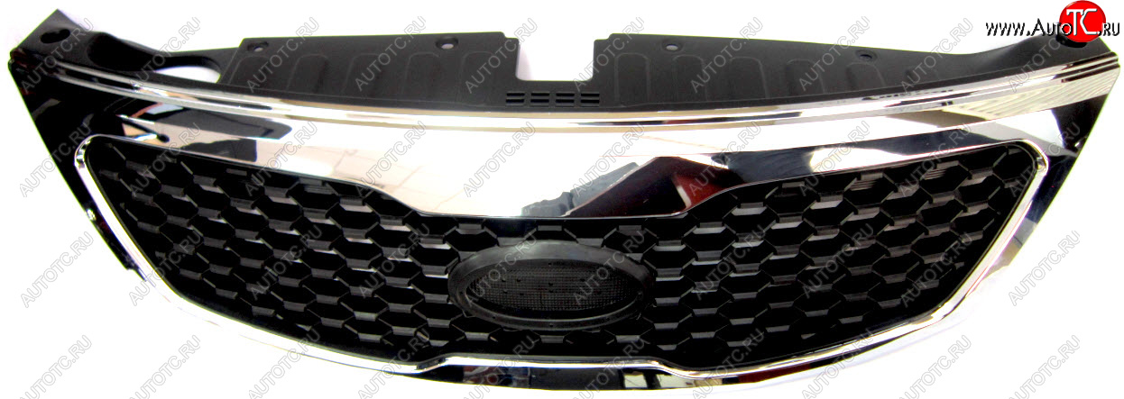 4 199 р. Решетка радиатора (пр-во Китай) BODYPARTS KIA Sorento XM (2009-2012) дорестайлинг (хром) с доставкой в г. Майкоп Увеличить фотографию 1 4 199 р. Решетка радиатора (пр-во Китай) BODYPARTS KIA Sorento XM (2009-2012) дорестайлинг (хром) с доставкой в г. Майкоп