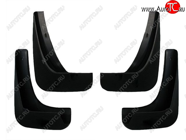 679 р. Комплект брызговиков (4 штуки) BodyParts Chevrolet Aveo T250 седан рестайлинг (2006-2011)  с доставкой в г. Майкоп
