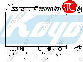 13 399 р. MAXIMA QX РАДИАТОР ОХЛАЖДЕН AT 2 3 (1 ряд) BODYPARTS nnmxq95-912  с доставкой в г. Майкоп