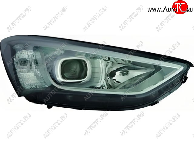 10 299 р. Правая фара (корректор, линзован) BodyParts Hyundai Santa Fe DM дорестайлинг (2012-2016)  с доставкой в г. Майкоп