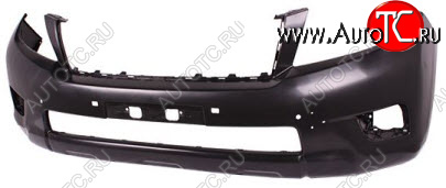 5 299 р. Передний бампер BodyParts Toyota Land Cruiser Prado J150 дорестайлинг (2009-2013) (неокрашенный)  с доставкой в г. Майкоп