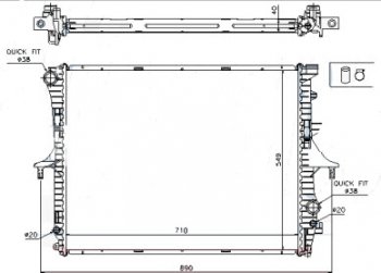 5 699 р. TOUAREG РАДИАТОР ОХЛАЖДЕН 2.5 TD (см.каталог) BODYPARTS vwtou02-913  с доставкой в г. Майкоп. Увеличить фотографию 1