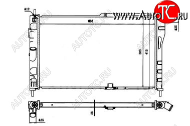 2 799 р. ESPERO РАДИАТОР ОХЛАЖДЕН MT BODYPARTS dwesp94-913  с доставкой в г. Майкоп