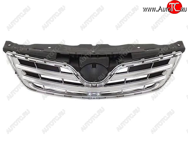 3 699 р. Решётка радиатора (хром) BodyParts  Toyota Corolla  E150 (2009-2013) седан рестайлинг (Неокрашенная)  с доставкой в г. Майкоп