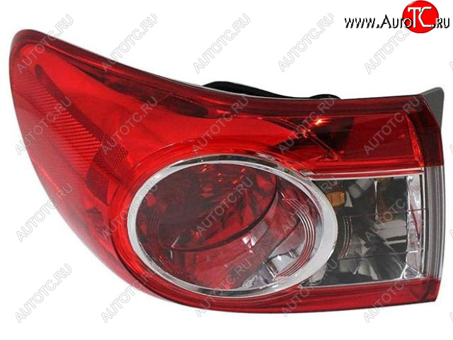 1 599 р. Левый фонарь (внешний) BodyParts  Toyota Corolla ( E140,  E150) (2009-2013) седан рестайлинг  с доставкой в г. Майкоп