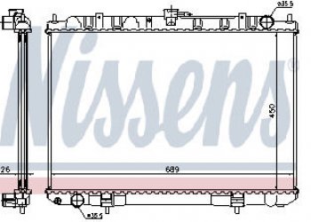 7 999 р. X-TRAIL РАДИАТОР ОХЛАЖДЕН 2.2 (дизель) (NISSENS) (AVA) NISSENS nnxtr01-910  с доставкой в г. Майкоп. Увеличить фотографию 1