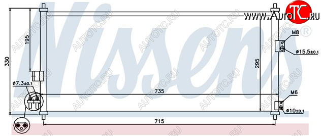 4 199 р. ALMERA (+ P12 02-) КОНДЕНСАТОР КОНДИЦ (см.каталог) BODYPARTS nnalm02-933  с доставкой в г. Майкоп