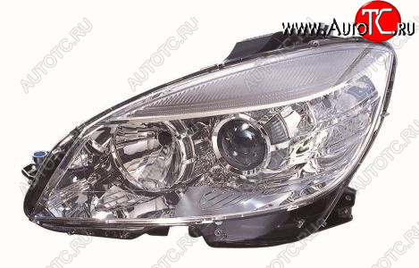 15 699 р. Левая фара (c электрокорректором) DEPO Mercedes-Benz C-Class W204 дорестайлинг седан (2007-2011)  с доставкой в г. Майкоп
