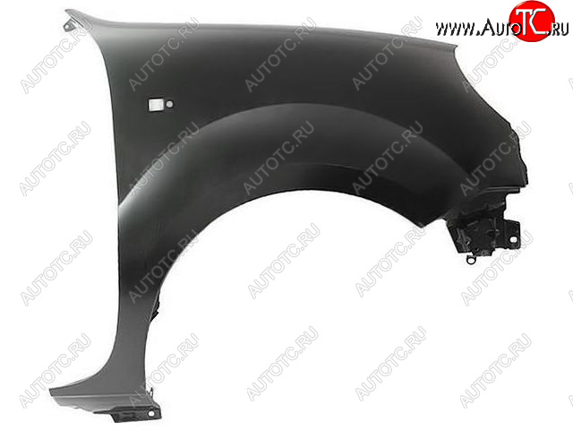 4 199 р. Правое крыло (с отверстием под повторитель поворота, Тайвань) BodyParts  Renault Kangoo  KC (2003-2007) рестайлинг (Неокрашенное)  с доставкой в г. Майкоп