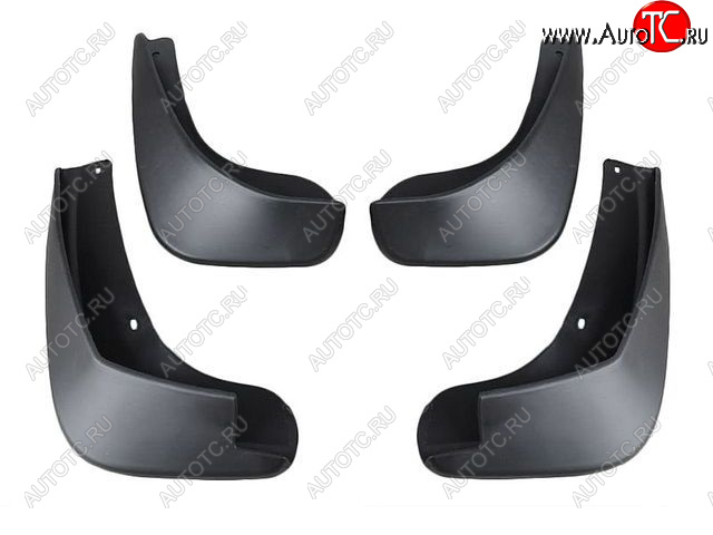 849 р. QASHQAI БРЫЗГОВИК ПЕРЕДН КРЫЛА + ЗАДН (4 шт) (Китай) BODYPARTS nnqas07-310  с доставкой в г. Майкоп