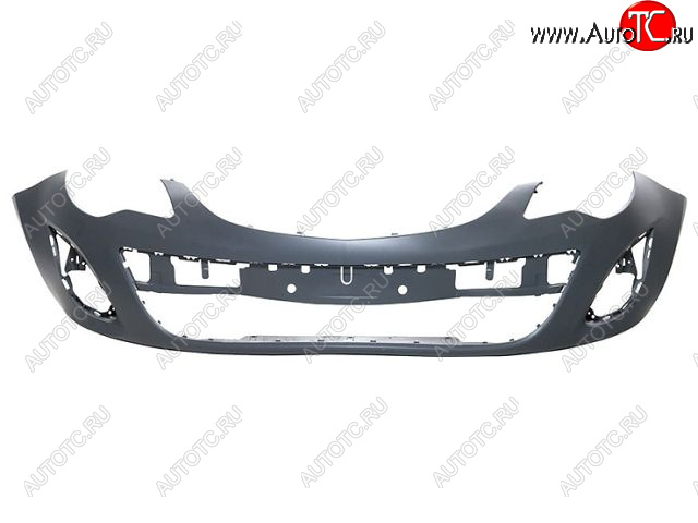 7 999 р. Бампер передний (Тайвань) BodyParts Opel Corsa D  2-ой рестайлинг, хэтчбэк 5 дв. (2011-2014) (Неокрашенный)  с доставкой в г. Майкоп